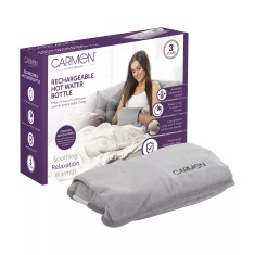 Carmen C85043GRY Rechargeable Hot Water Bottle & Cosy Hand - Grey Carmen C85043GRY Rechargeable Hot Water Bottle & Cosy Hand - Grey