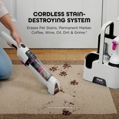 Shark HX100UKT StainForce Cordless Stain-Destroying Spot Cleaner - White Shark HX100UKT StainForce Cordless Stain-Destroying Spot Cleaner - White