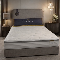 Highgrove Euston 1500 Mattress & Divan Set With Headboard Highgrove Euston 1500 Mattress & Divan Set With Headboard