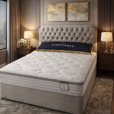 Highgrove Loxford 1500 Mattress & Divan Set With Headboard Highgrove Loxford 1500 Mattress & Divan Set With Headboard