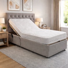 Highgrove Wandsworth Quilted Natural Pocket Sprung Mattress & Adjustable Electric Bed Highgrove Wandsworth Quilted Natural Pocket Sprung Mattress & Adjustable Electric Bed