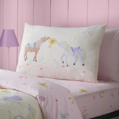Catherine Lansfield Happy Horses Duvet Set - Cream Catherine Lansfield Happy Horses Duvet Set - Cream