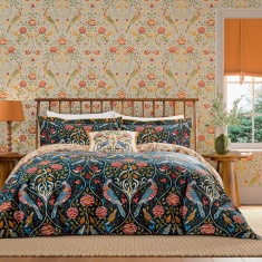 Morris & Co Seasons By May Duvet Set - Indigo Morris & Co Seasons By May Duvet Set - Indigo