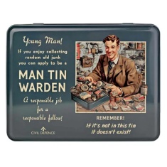 Civil Defence Young Man Tin Civil Defence Young Man Tin