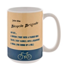 Civil Defence Cycling Mug 15oz Civil Defence Cycling Mug 15oz
