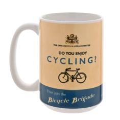 Civil Defence Cycling Mug 15oz Civil Defence Cycling Mug 15oz