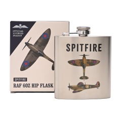 RAF 6oz Hip Flask Spitfire RAF 6oz Hip Flask Spitfire
