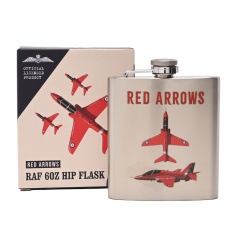 RAF 6oz Hip Flask Red Arrows RAF 6oz Hip Flask Red Arrows