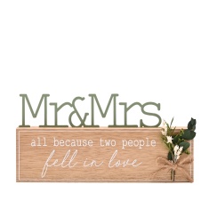Love Story Mr & Mrs Mantel Plaque Fell In Love Love Story Mr & Mrs Mantel Plaque Fell In Love