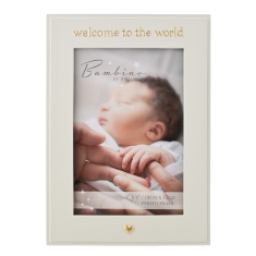 Bambino Welcome To The World Photo Frame 4 X 6 Bambino Welcome To The World Photo Frame 4 X 6