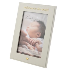 Bambino Welcome To The World Photo Frame 4 X 6 Bambino Welcome To The World Photo Frame 4 X 6