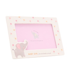 Hello Baby Ceramic Frame - Girl Hello Baby Ceramic Frame - Girl