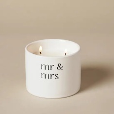 Amore Double Wick Candle - Mr & Mrs Amore Double Wick Candle - Mr & Mrs