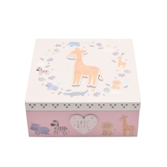 Petit Cheri Giraffe Keepsake Box - Baby Girl Petit Cheri Giraffe Keepsake Box - Baby Girl
