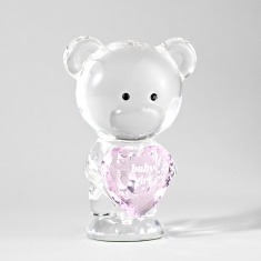 Crystocraft Crystal Bear - Baby Girl Crystocraft Crystal Bear - Baby Girl