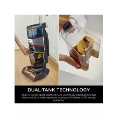 Shark EX220UK CarpetXpert HairPro Pet Deep Carpet Cleaner - Grey/Burgundy Shark EX220UK CarpetXpert HairPro Pet Deep Carpet Cleaner - Grey/Burgundy