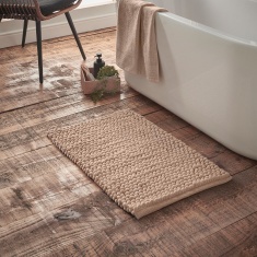 Bianca Aspen Bobble Bath Mat 50x80cm - Natural Bianca Aspen Bobble Bath Mat 50x80cm - Natural