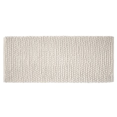 Bianca Aspen Bobble Bath Runner 50x120cm - White Bianca Aspen Bobble Bath Runner 50x120cm - White