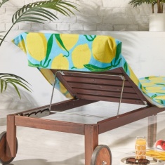 Catherine Lansfield Lemons Cotton Sun Lounger/Beach Towel Catherine Lansfield Lemons Cotton Sun Lounger/Beach Towel