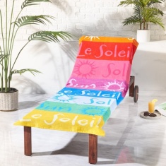 Catherine Lansfield Block Stripe Cotton Sun Lounger/Beach Towel Catherine Lansfield Block Stripe Cotton Sun Lounger/Beach Towel