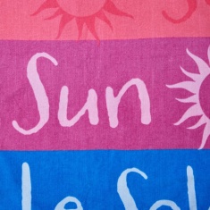 Catherine Lansfield Block Stripe Cotton Sun Lounger/Beach Towel Catherine Lansfield Block Stripe Cotton Sun Lounger/Beach Towel