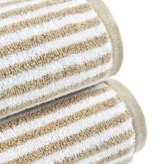 Christy Portobello Stripe Cotton Towel - Birch Christy Portobello Stripe Cotton Towel - Birch