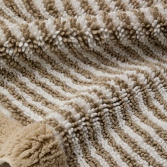 Christy Portobello Stripe Cotton Bath Mat - Birch Christy Portobello Stripe Cotton Bath Mat - Birch