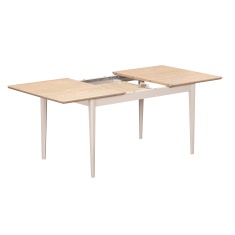 Caldecott Extending Dining Table 140-180cm - Light Oak/Stone Grey Caldecott Extending Dining Table 140-180cm - Light Oak/Stone Grey