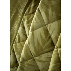 Portfolio Woburn Quilted Throw Set - Olive Portfolio Woburn Quilted Throw Set - Olive