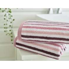 Deyongs Bliss Linear Stripe Towel - Pink Deyongs Bliss Linear Stripe Towel - Pink