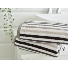 Deyongs Bliss Linear Stripe Towel - Chrome Deyongs Bliss Linear Stripe Towel - Chrome