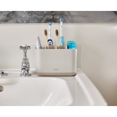 Joseph Joseph EasyStore Large Toothbrush Caddy - Ecru Joseph Joseph EasyStore Large Toothbrush Caddy - Ecru