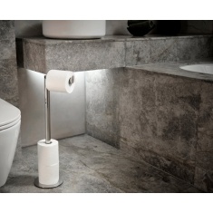 Joseph Joseph EasyStore Luxe 2-in-1 Toilet Roll Stand Joseph Joseph EasyStore Luxe 2-in-1 Toilet Roll Stand