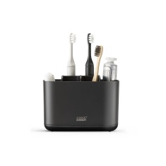 Joseph Joseph EasyStore Large Toothbrush Caddy - Matt Black Joseph Joseph EasyStore Large Toothbrush Caddy - Matt Black