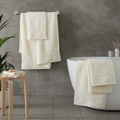 Catherine Lansfield Zero Twist Towels - Cream Catherine Lansfield Zero Twist Towels - Cream