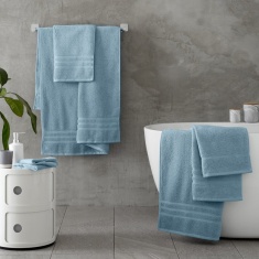 Catherine Lansfield Zero Twist Towels - Blue Catherine Lansfield Zero Twist Towels - Blue