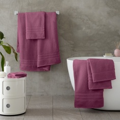 Catherine Lansfield Zero Twist Towels - Raspberry Catherine Lansfield Zero Twist Towels - Raspberry