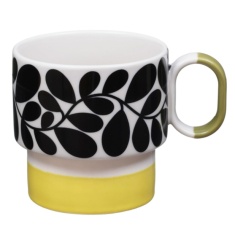 Orla Kiely Sycamore Stripe Mug - Yellow Orla Kiely Sycamore Stripe Mug - Yellow