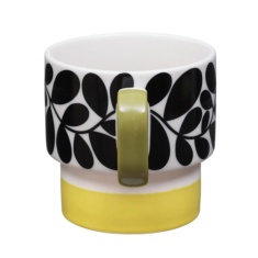 Orla Kiely Sycamore Stripe Mug - Yellow Orla Kiely Sycamore Stripe Mug - Yellow