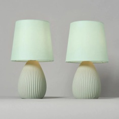 BHS Freya Teardrop Ceramic Table Lamp Pack of 2 - Green BHS Freya Teardrop Ceramic Table Lamp Pack of 2 - Green