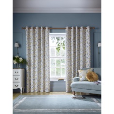 Laura Ashley Longston Sprig Eyelet Curtains - Ochre Yellow Laura Ashley Longston Sprig Eyelet Curtains - Ochre Yellow
