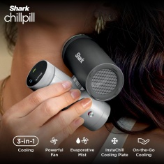 Shark FA022UKGN ChillPill 3-in-1 Fan, Mist & InstaChill System - Carbon Shark FA022UKGN ChillPill 3-in-1 Fan, Mist & InstaChill System - Carbon