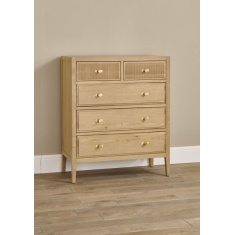 Illinois 3 + 2 Chest of Drawers - Oak Illinois 3 + 2 Chest of Drawers - Oak