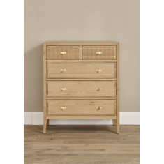 Illinois 3 + 2 Chest of Drawers - Oak Illinois 3 + 2 Chest of Drawers - Oak