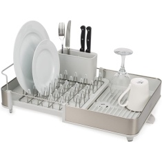 Joseph Joseph Extend Steel Expandable Dish Rack - Light Stone Joseph Joseph Extend Steel Expandable Dish Rack - Light Stone