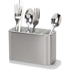 Joseph Joseph Surface Stainless Steel Cutlery Drainer - Light Stone Joseph Joseph Surface Stainless Steel Cutlery Drainer - Light Stone