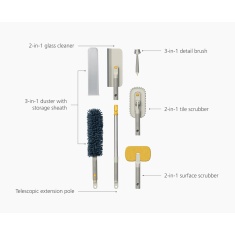 Joseph Joseph Cleantech 5 Piece Deep Clean Tool Set Joseph Joseph Cleantech 5 Piece Deep Clean Tool Set