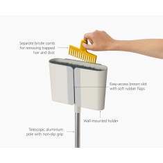 Joseph Joseph CleanTech Wall-Mounted Broom Joseph Joseph CleanTech Wall-Mounted Broom