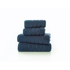 The Lyndon Company Rainham Cotton Towel - Midnight The Lyndon Company Rainham Cotton Towel - Midnight