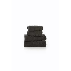 The Lyndon Company Rainham Cotton Towel - Charcoal The Lyndon Company Rainham Cotton Towel - Charcoal